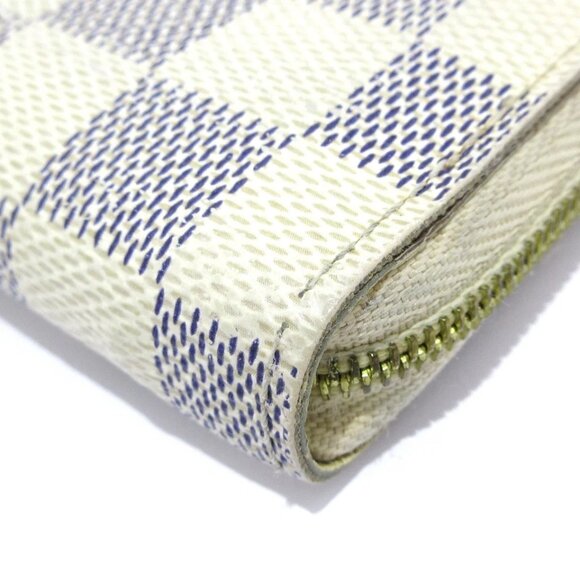 LOUIS VUITTON Zippy Coin Purse Azur Beige Damier - Coin Case 212-080425 - Picture 7 of 12